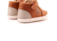 OLDSOLES Boy's 4096 Sensa Pave Casual Shoes in tan gris 1 - kids' sneaker - view 4