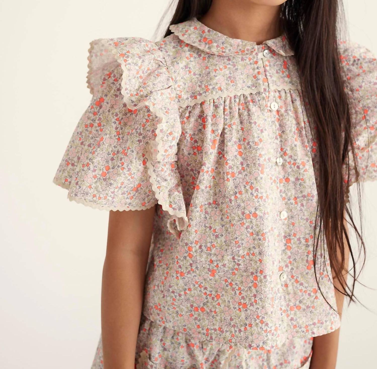 Cozmo - Girls' Floral Blouse