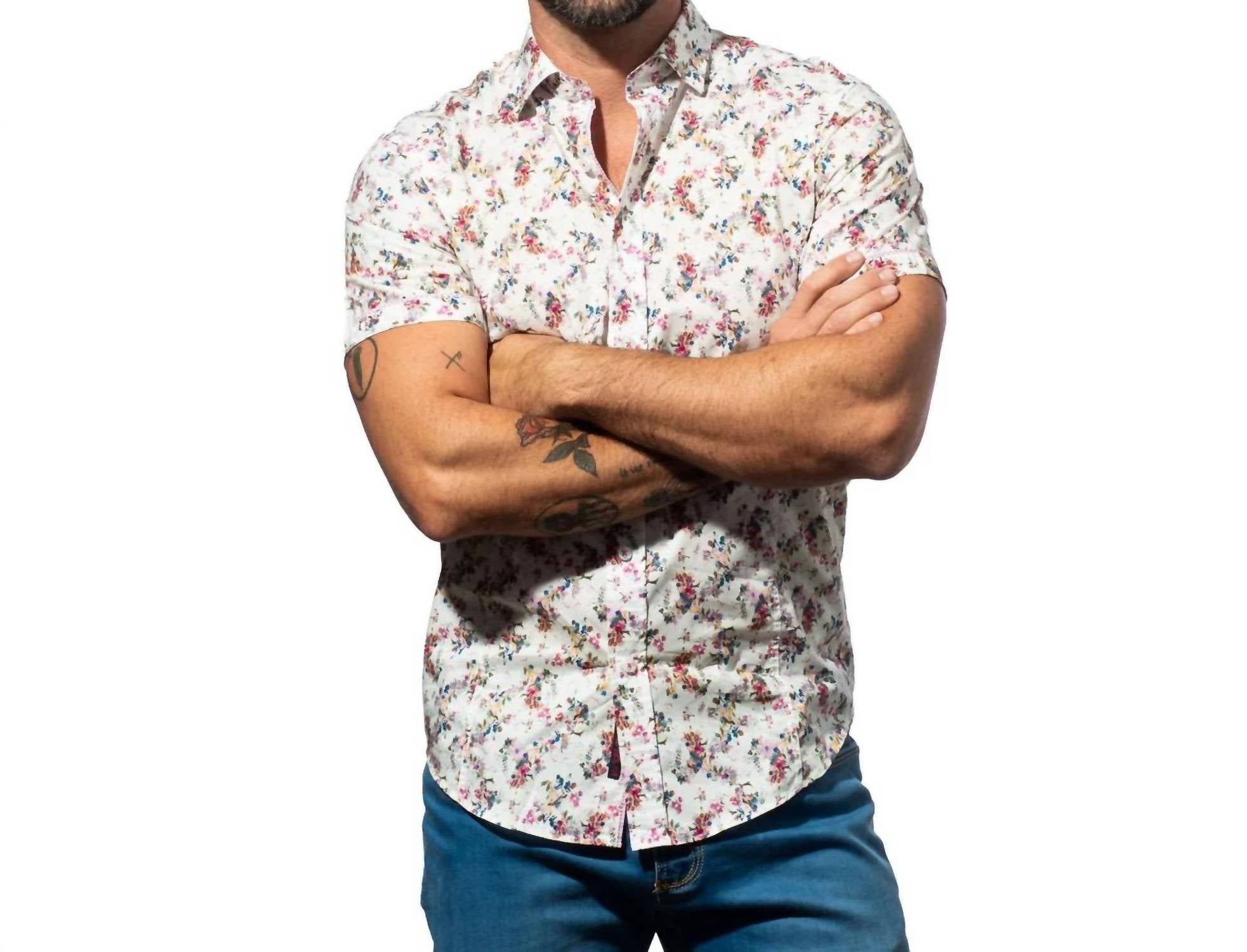 Eight X - Vintage Blossom Short Sleeve Shirt