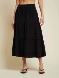 Nation Ltd - Janine Tiered Midi Skirt