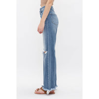 Mica Denim - Dehours High Rise Wide Leg Jeans