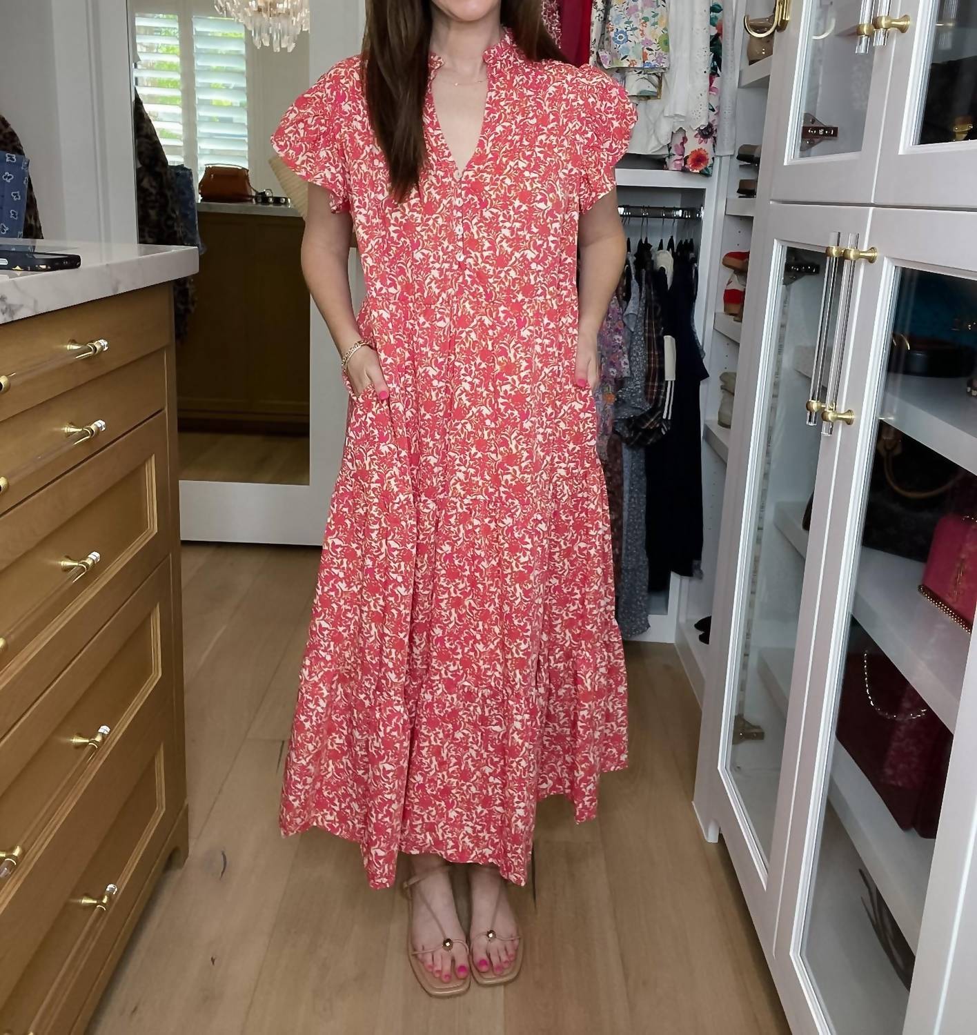 Entro - Blossom Breeze Midi Dress