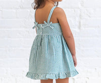 Colored Organics - Girl's Juliette Seersucker Tank Dress