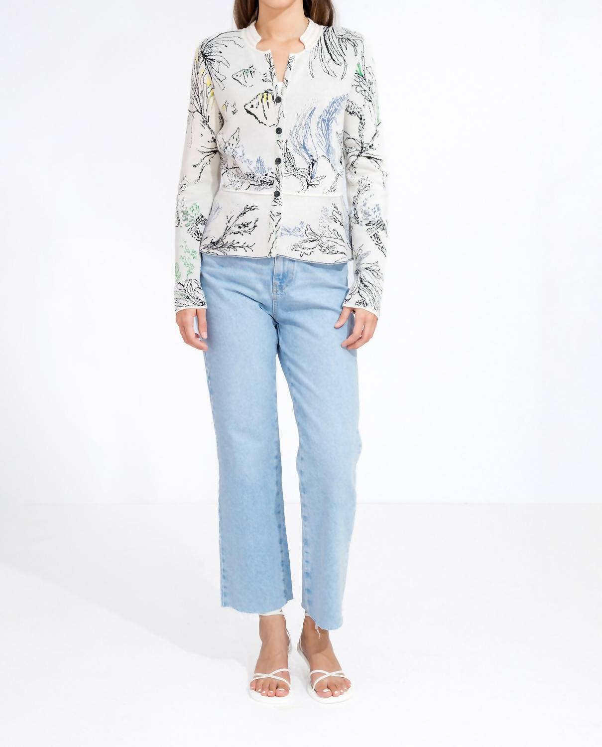 Ivko - Seabed Motif Cardigan