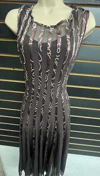 Michael K - Women's Ribbed Shaw Mesh Dress