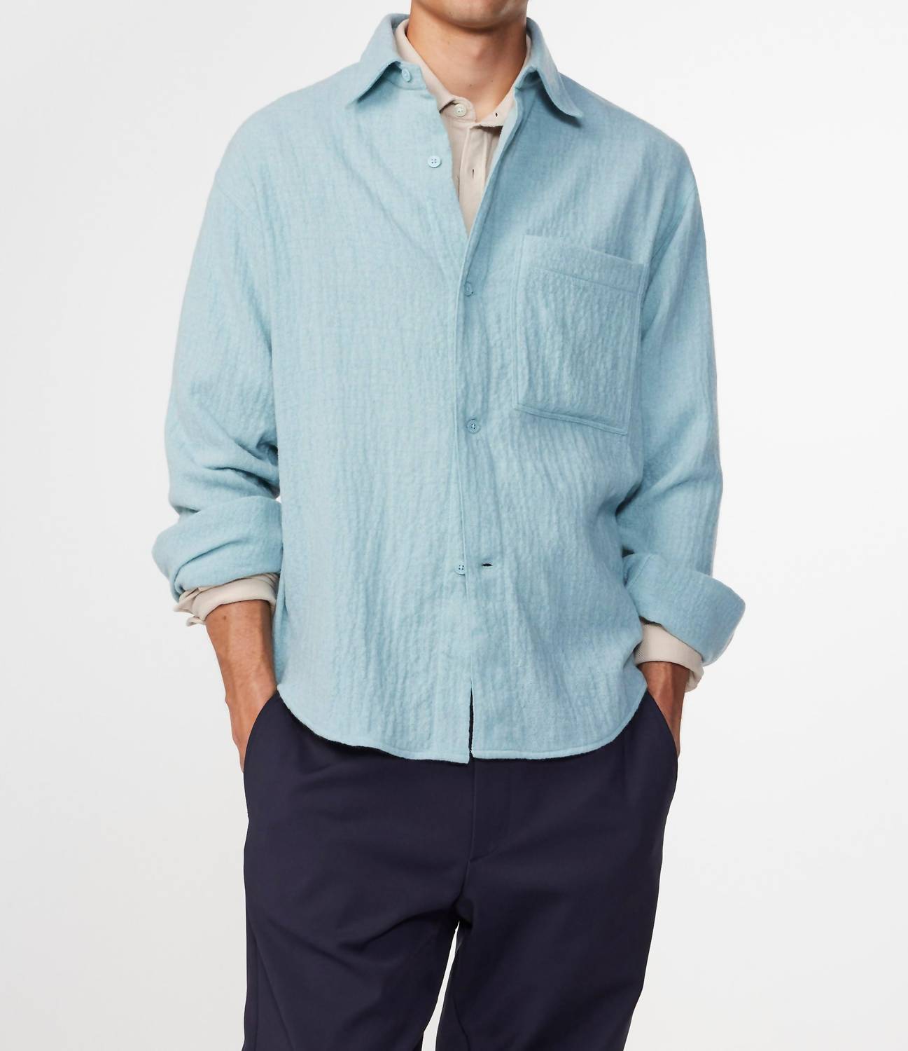 Nn07 - Adwin 5366 Wool Blend Overshirt