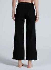 Askk Ny - Crop Slim Wide Leg Jeans