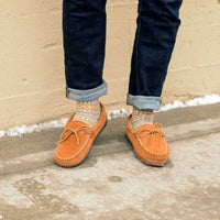 Minnetonka - Men's Pile Lined Hardsole Moccasins