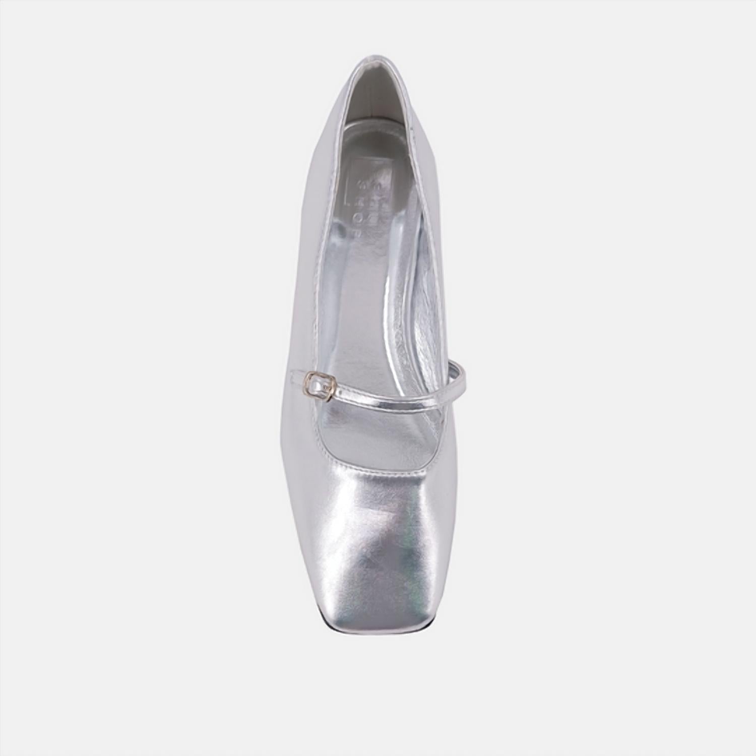 Shu Shop - Women's Adele Metallic Leather Flats