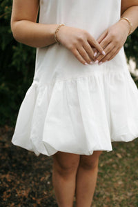 Mable - Mini Bubble Hem Dress