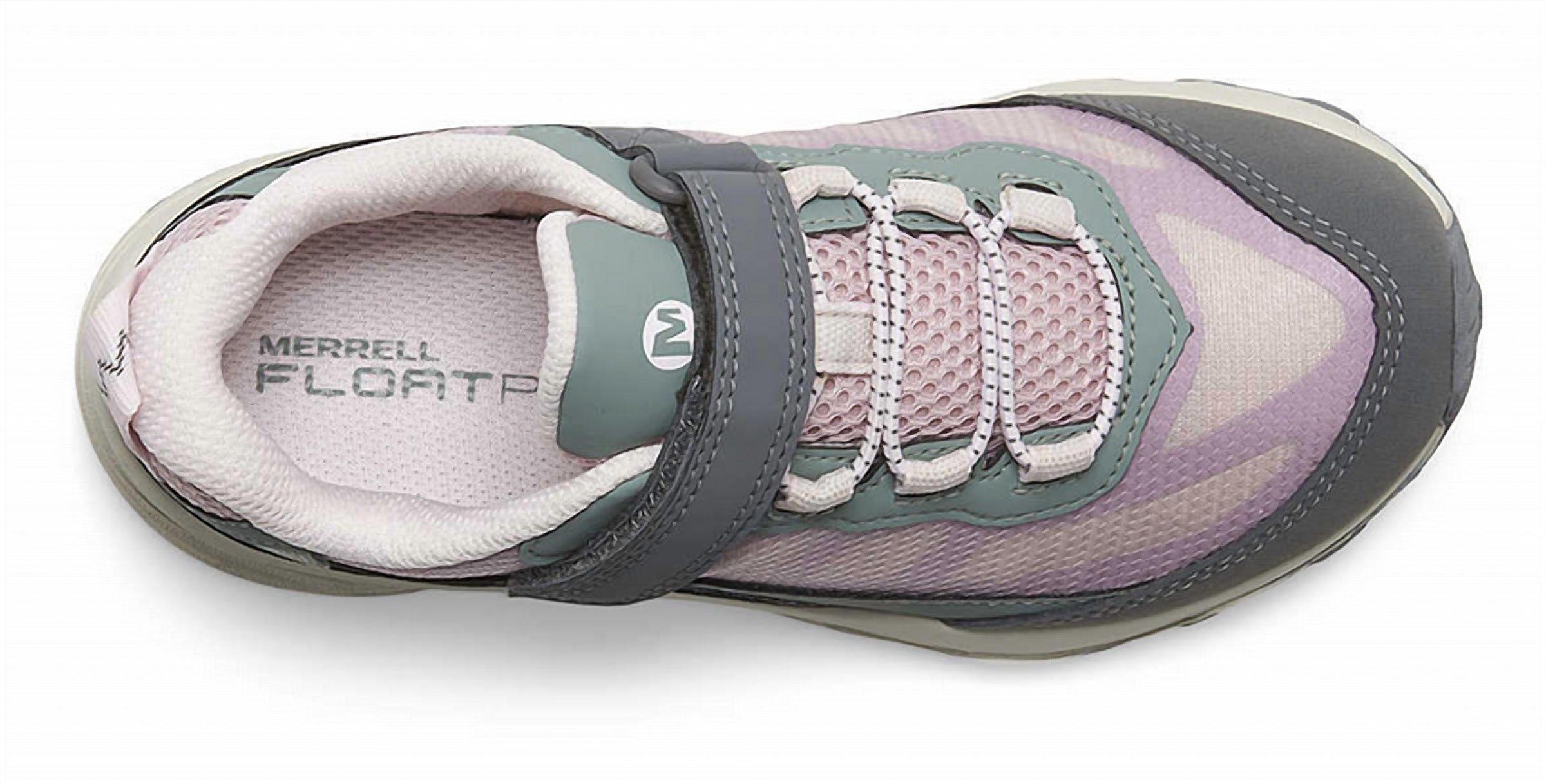 MERRELL Little Kid's Moab Speed A/c Low Waterproof Sneaker in dusty pink olive - kids' sneaker - view 4