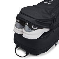 UNDER ARMOUR Men's Hustle 6.0 Team Backpack in black - men's bag - alternate view