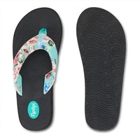 Floopi - Women's Isabella Yoga Mat Floral Flip Flop