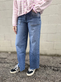 Kut From The Kloth - Women's Maya Wide Leg Porkchop Pocket Jeans