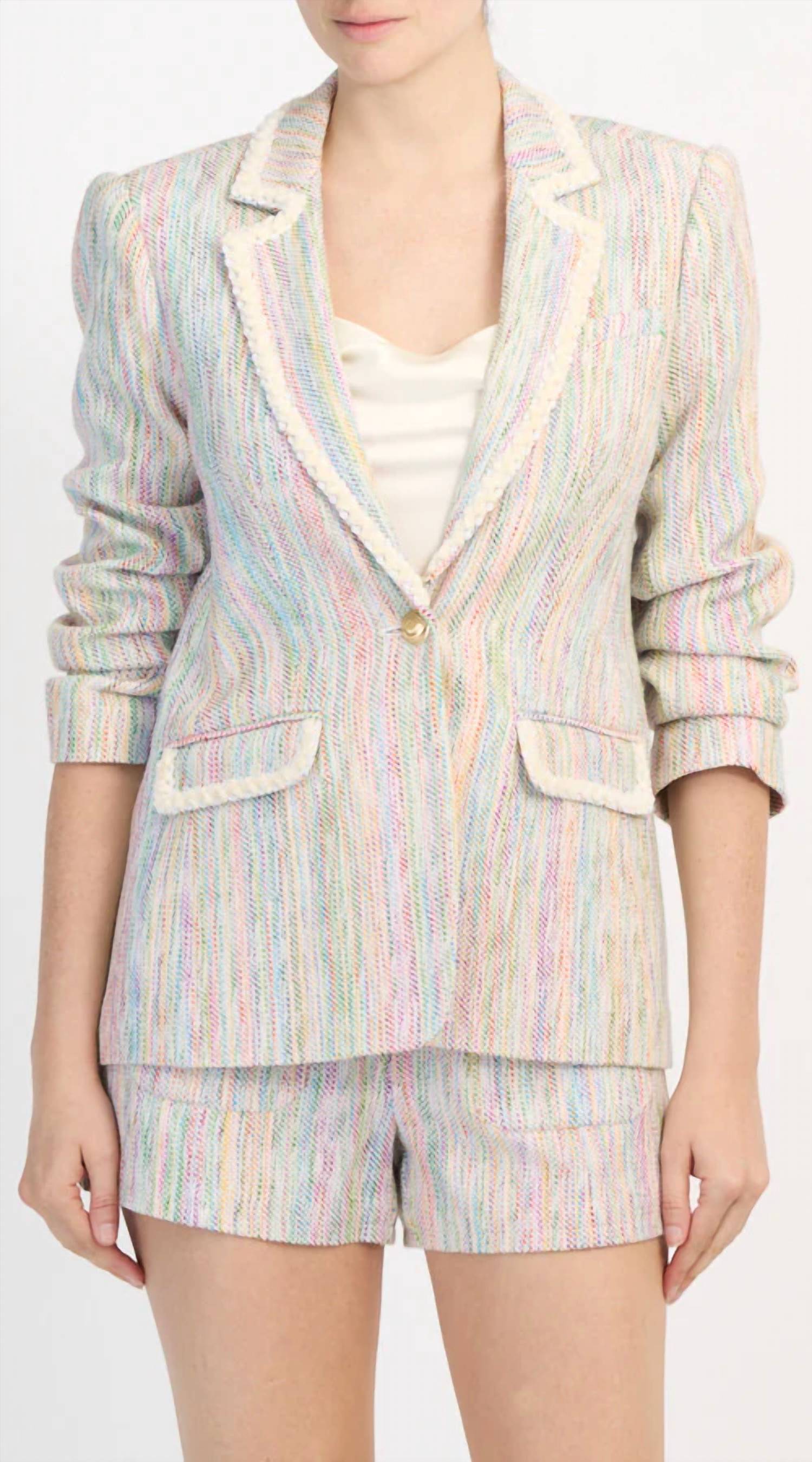 Cinq A Sept - Prism Tweed Khloe Blazer