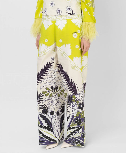 Valentino - Tropical World Arazzo Printed Pants