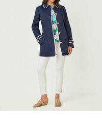 Lilly Pulitzer Dianne Long Sleeve Jacket in true navy - women's jacket - view 6
