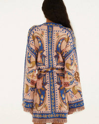 Farm Rio - Sea Garden Scarf Knit Dress