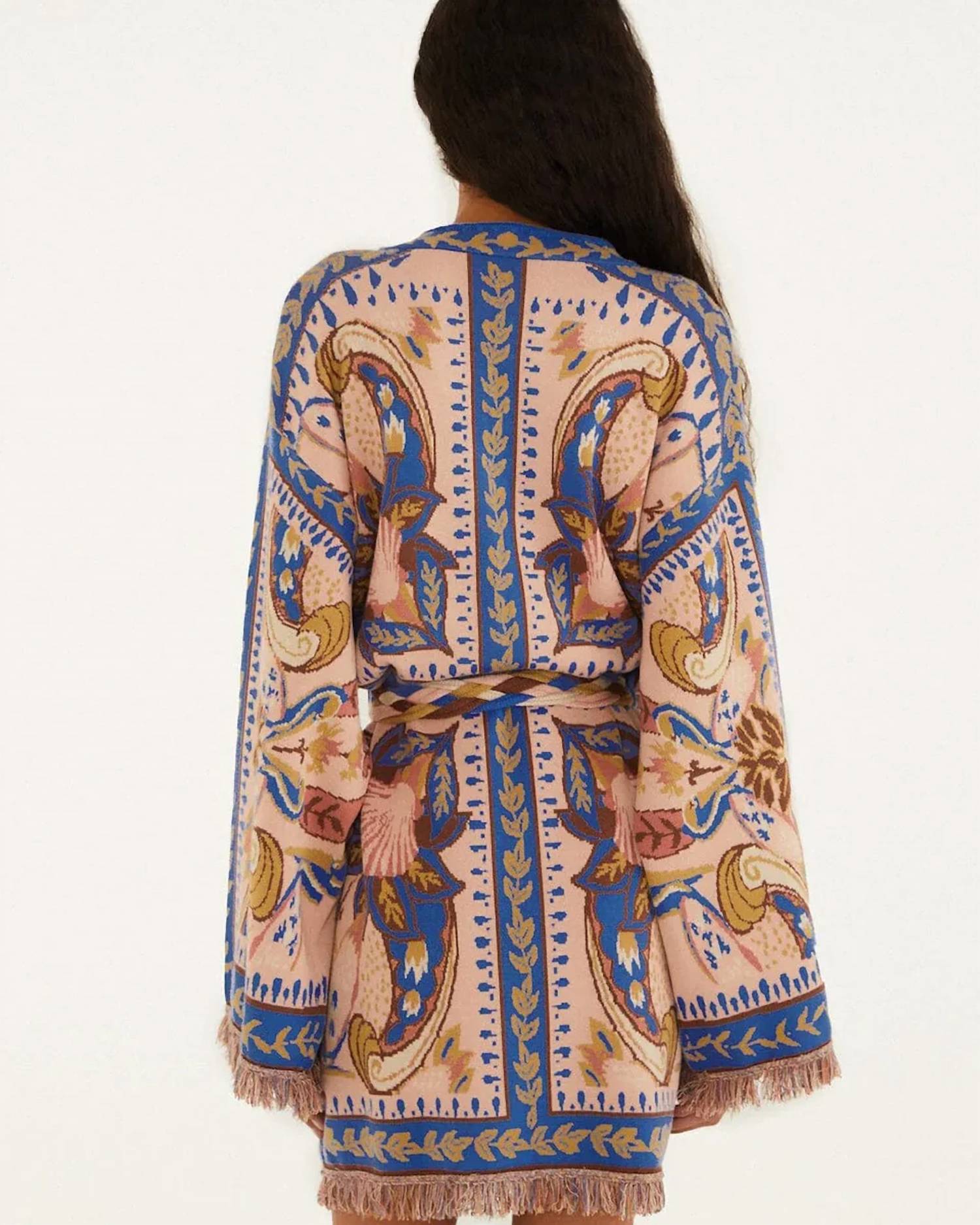 Farm Rio - Sea Garden Scarf Knit Dress
