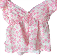 Meet Me In Santorini - Petal Splash Top