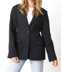 Olivaceous - Classic Button Blazer