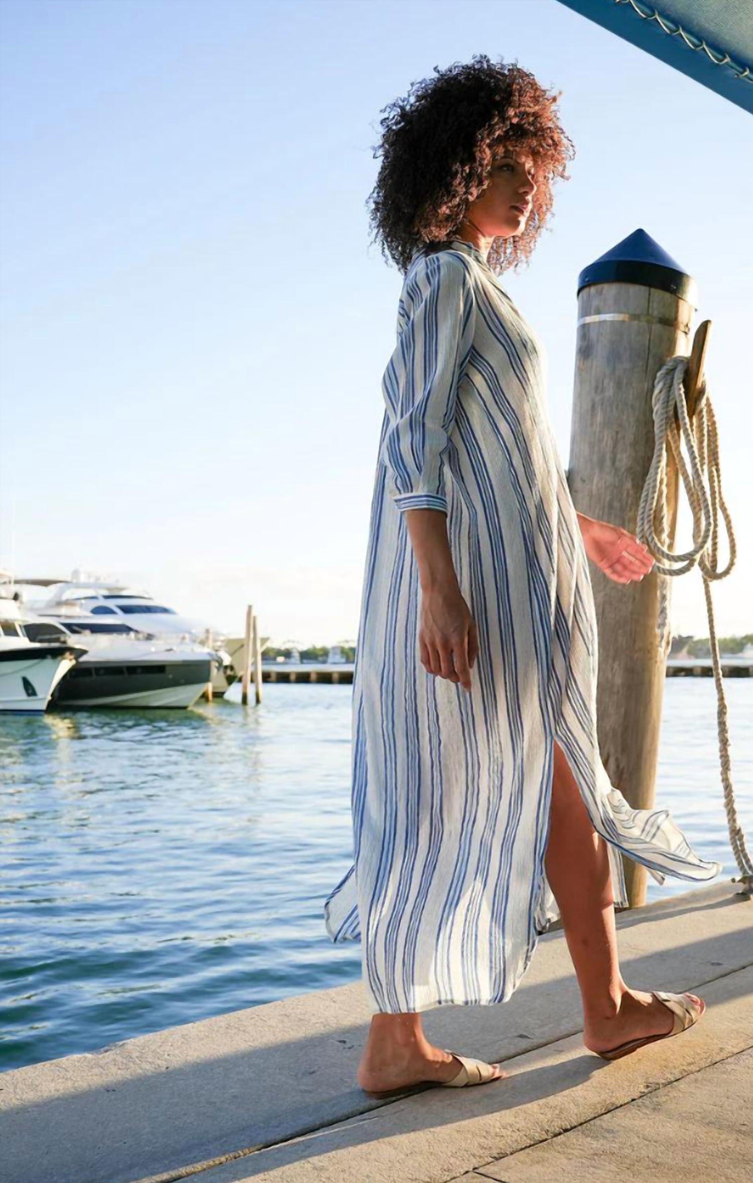 Debbie Katz - Clara Side Slits Midi Dress
