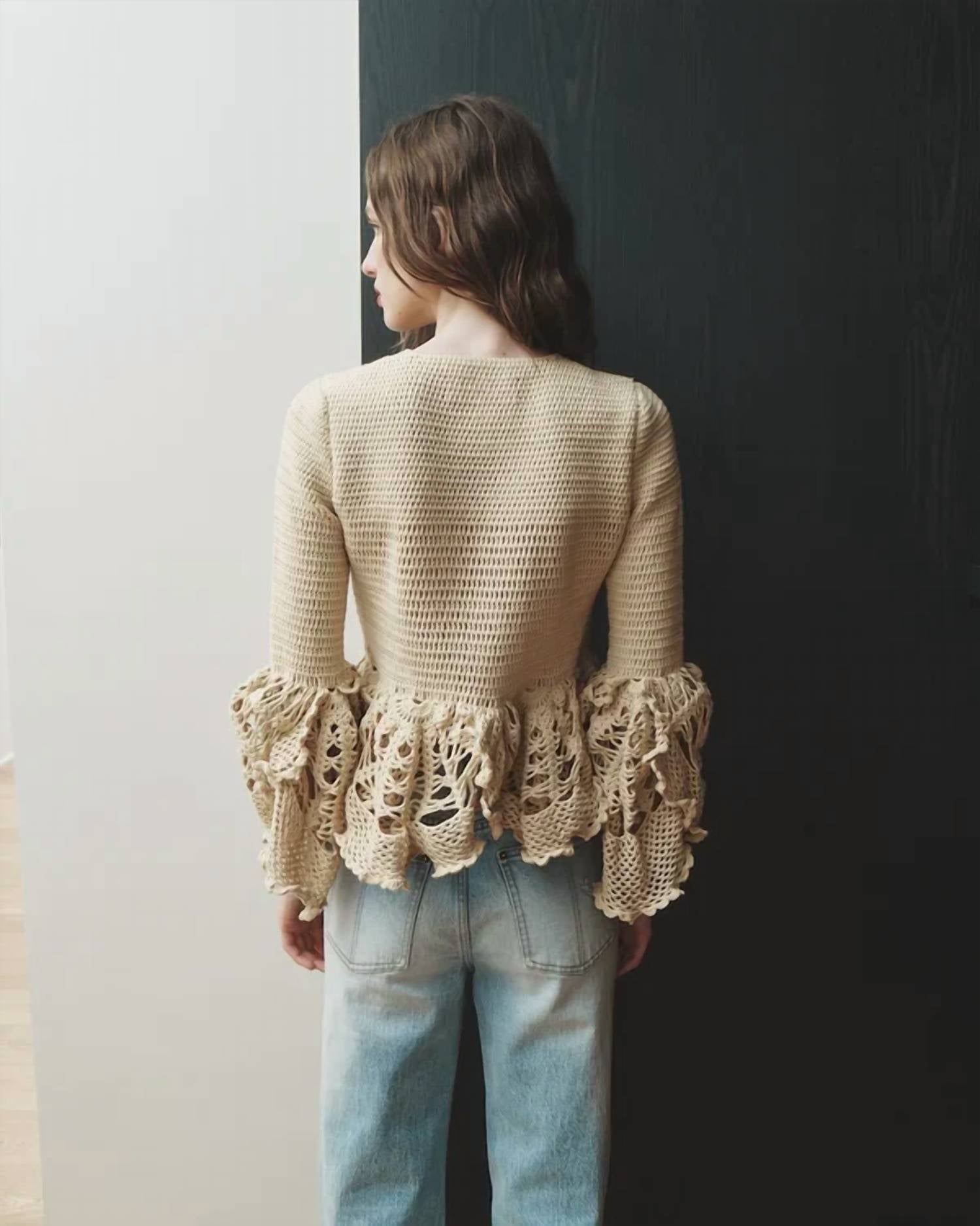 Hellessy - Uma Crochet Cardigan