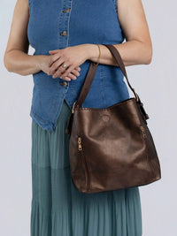Jen & Co. - Women's 2-in-1 Convertible Hobo Bag