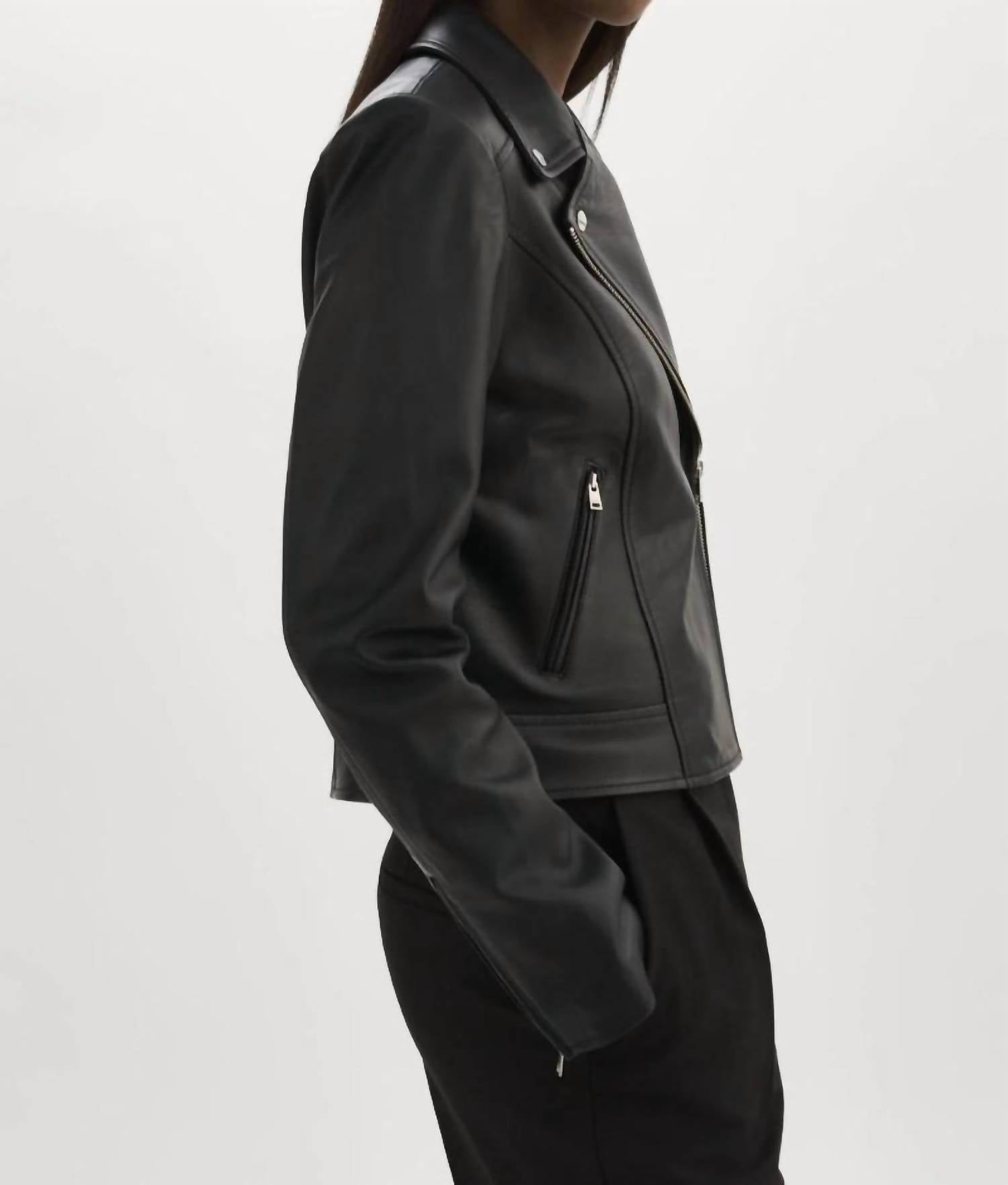 Lamarque - Kelsey Leather Biker Jacket