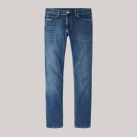 PETER MILLAR Vintage Five-Pocket Jean - 32" in true blue washed - men's jeans - alternate view