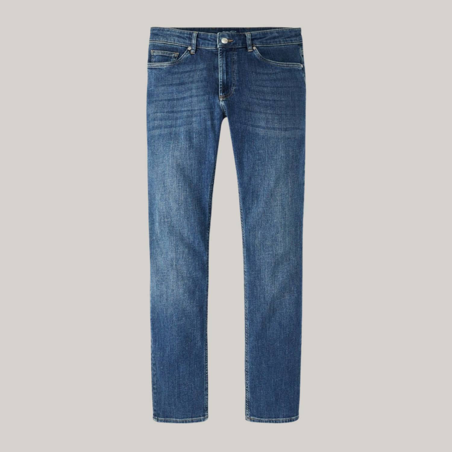 PETER MILLAR Vintage Five-Pocket Jean - 32" in true blue washed - men's jeans - alternate view