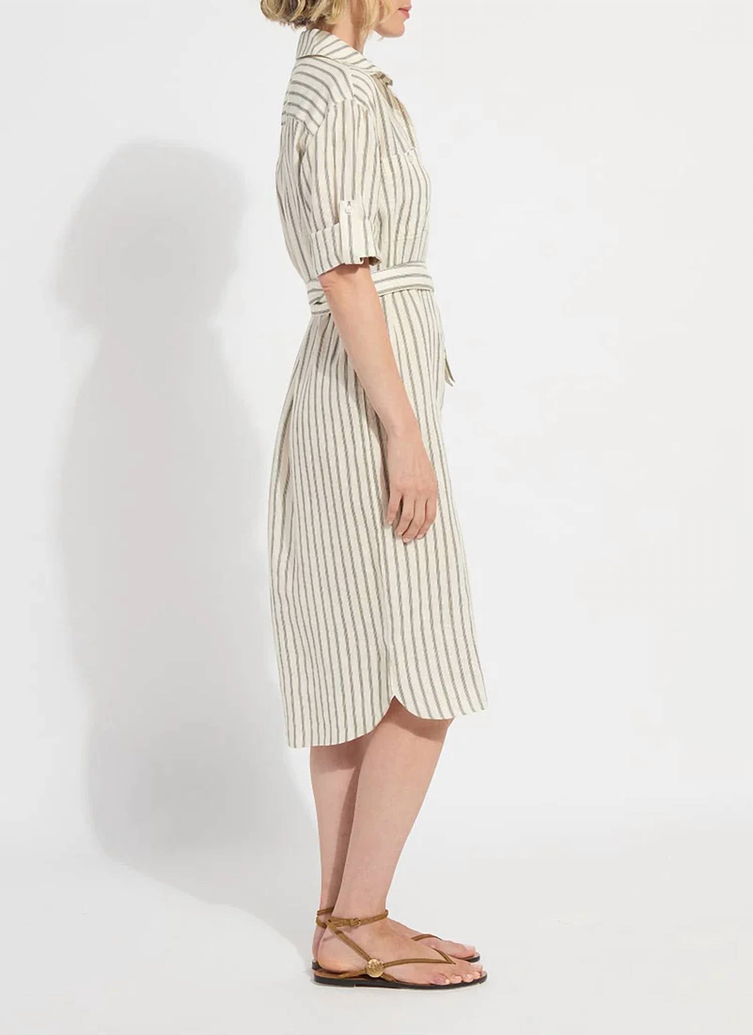 Lysse - Juniper Linen Tunic Shirt Dress