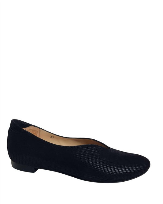 Piesanto - Women's Textured Dress Flat Shoes