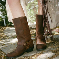 Jeffrey Campbell Women's Waylon Boot in brown crazy horse - women's shoe - view 7