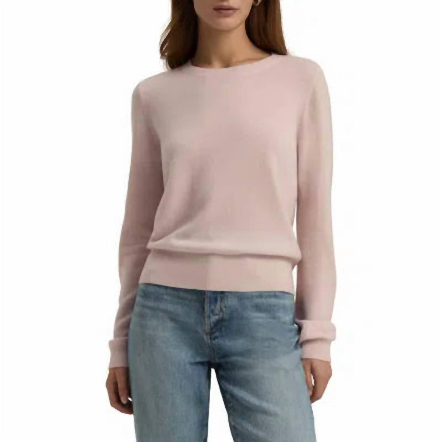 Favorite Daughter - Favorite Cashmere Crewneck Long Sleeve Top