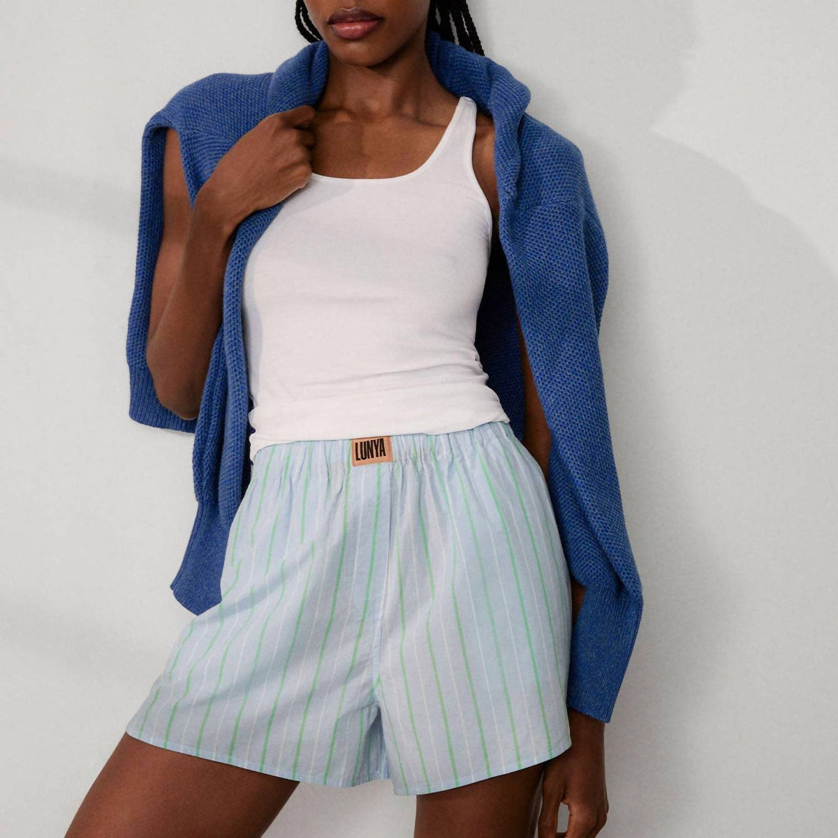 Lunya - Women's Airy Cotton Curved Hem Boxer