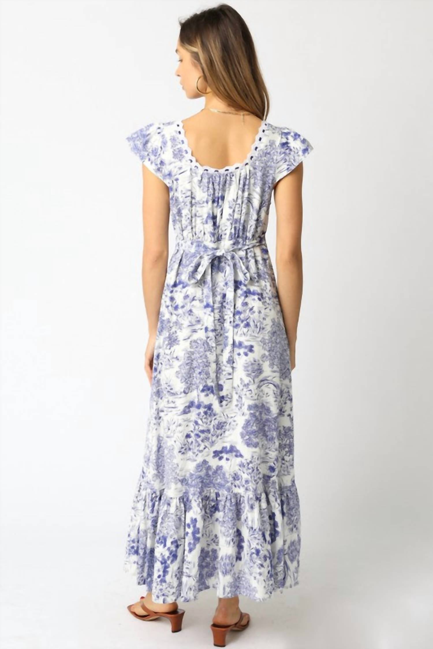 Olivaceous - Print Maxi Dress