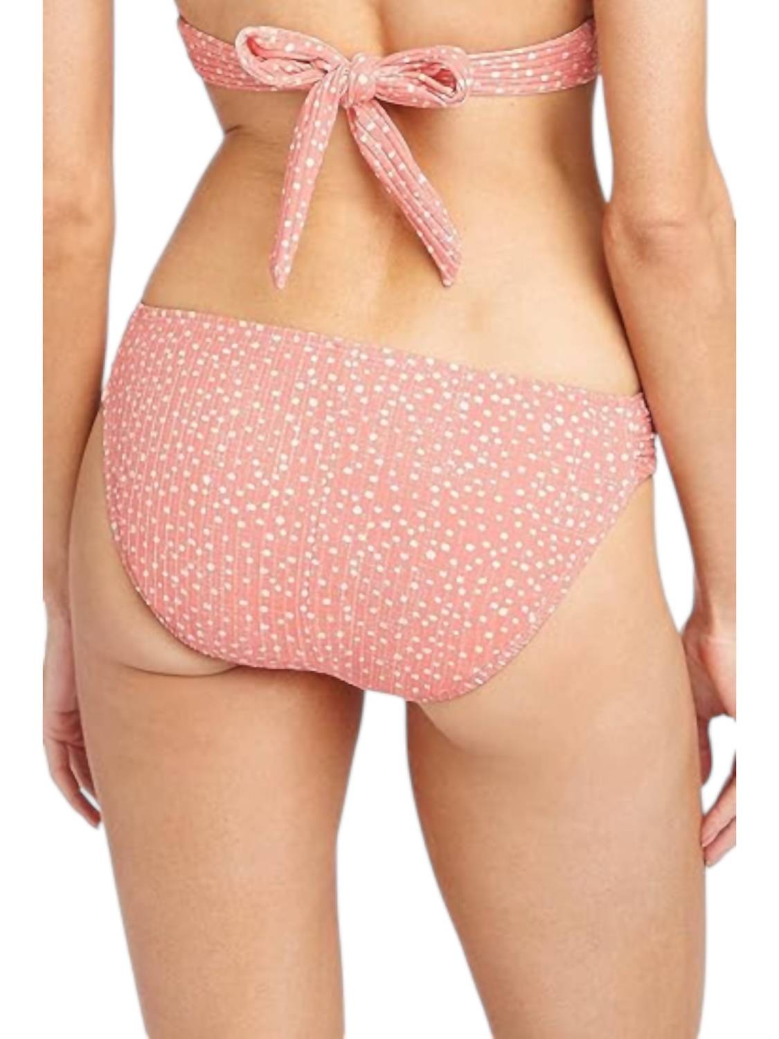 Robin Piccone - Ally Dot Rib Tab Side Bikini Bottom