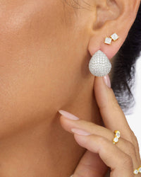 Melinda Maria - Women's Norah Pave Earrings
