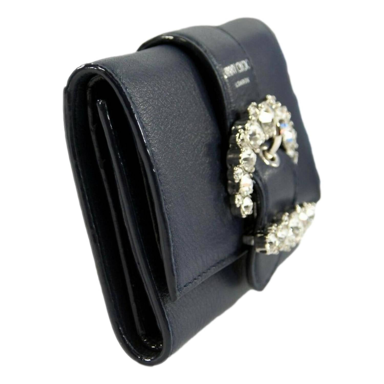 Jimmy Choo - Women's Cheri Leather Trifold Card Case Walllet
