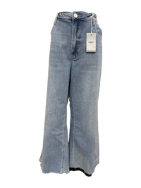 Vervet By Flying Monkey - Frayed Bottom Wide Leg Jeans
