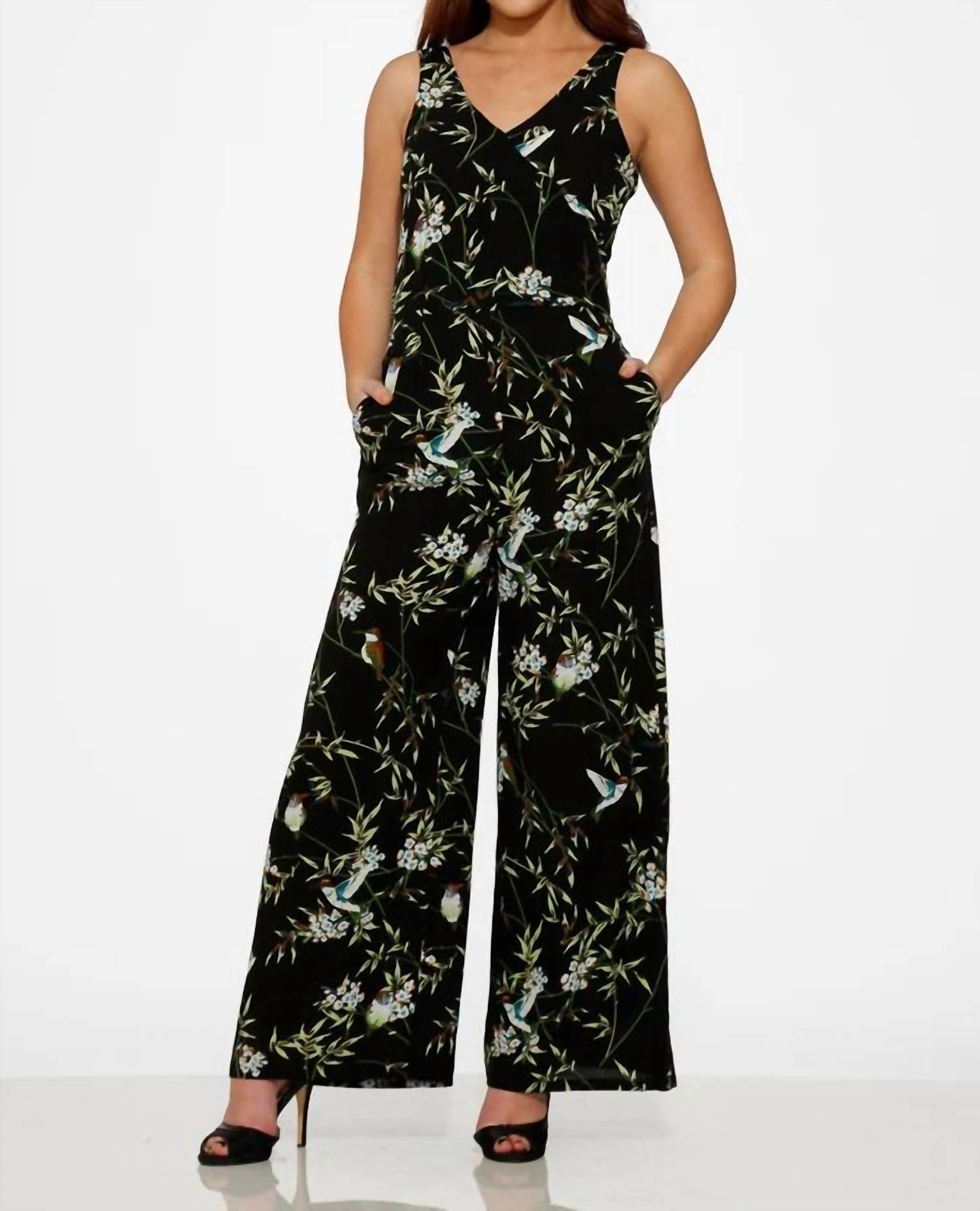 Orchid Bloom - Leaf Jumpsuit