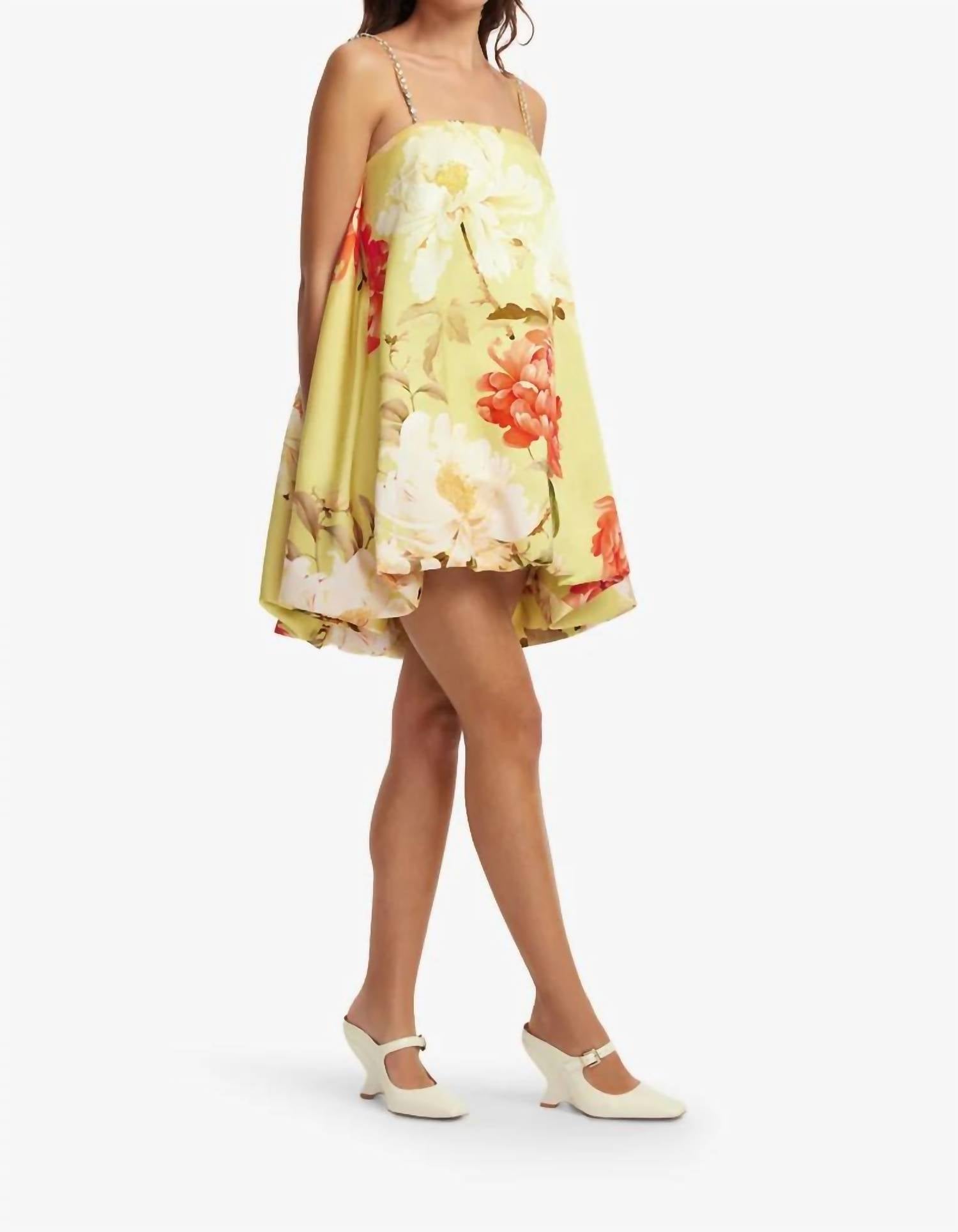 Leo Lin - Patsy Embellished Puff Mini Dress