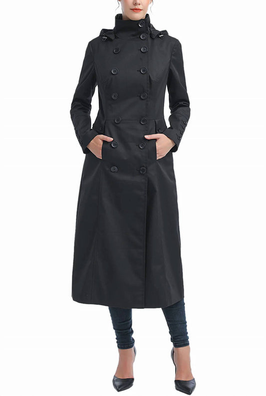 Kimi + Kai - Elana Waterproof Long Trench Coat