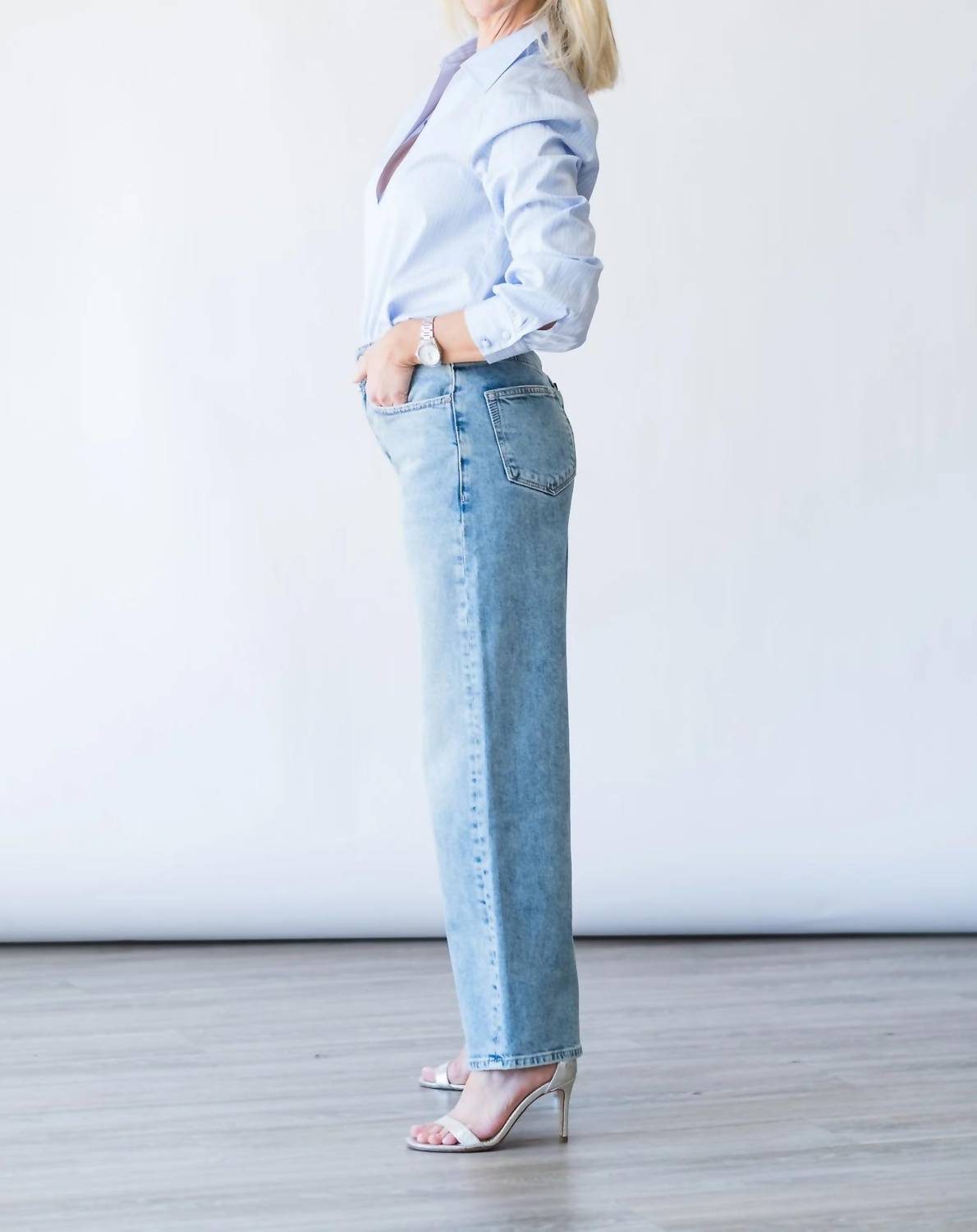 Frame - Striped Long Sleeve Pullover Top
