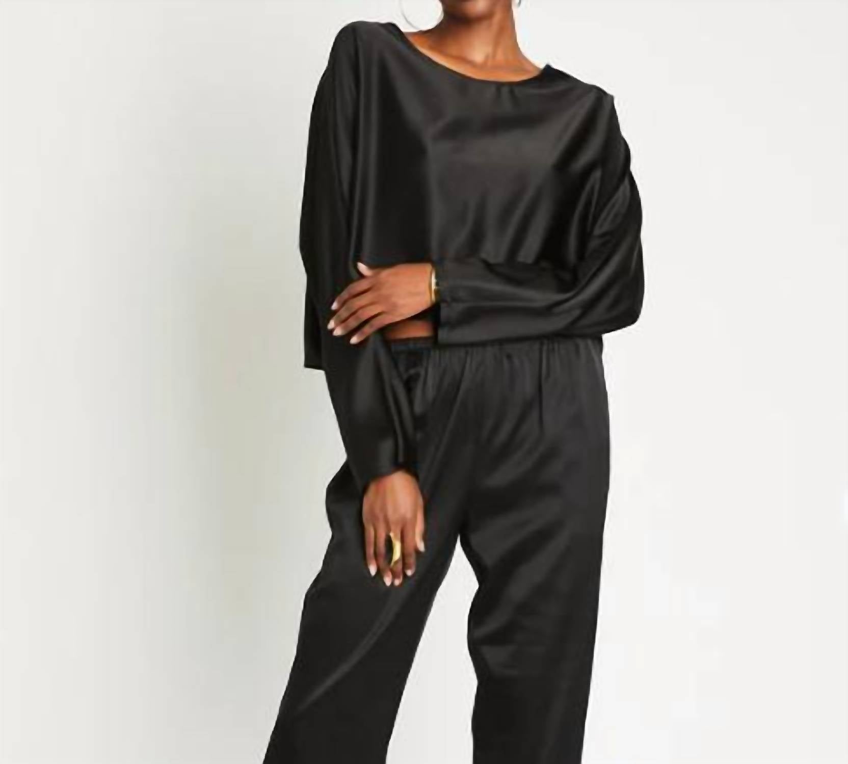Beryll - Silk Crop Top