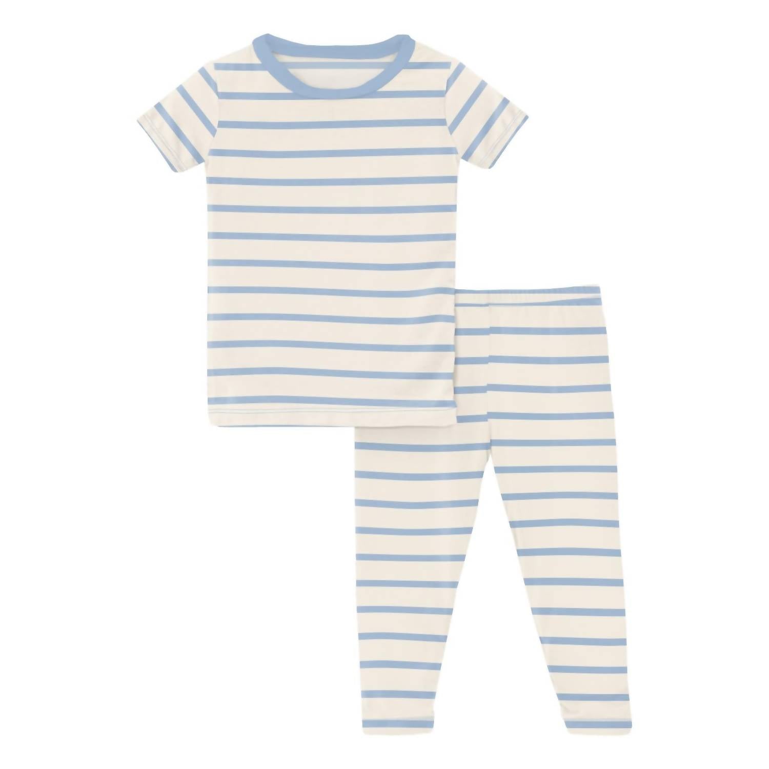 Kickee - Boy's Short Sleeve Pajama Set