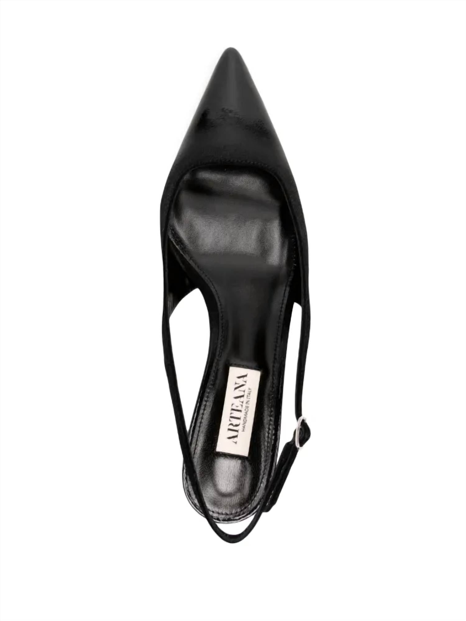 Arteana Women's Brera 35 Slingback Heels in black - women's heels - alternate view