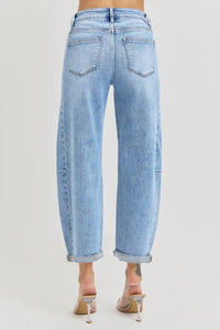 Risen - Kelsey High Rise Barrel Jean