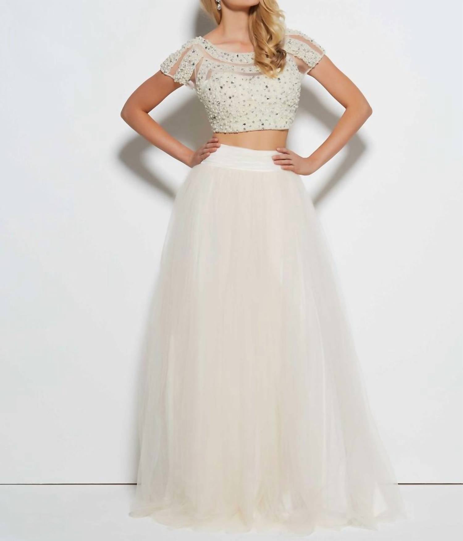 Mac Duggal - TWO-PIECE PROM DRESS
